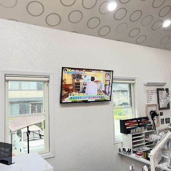 直方市テレビ壁掛け工事